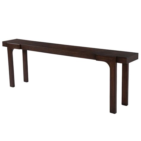 Modernist American Walnut Console Table For Sale at 1stDibs