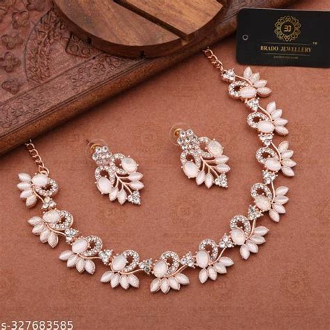 XYZ-Rose-Gold-Palated-Jewellery-Set – Shefit