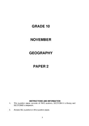 Image result for Geography Research Task for Grade 12