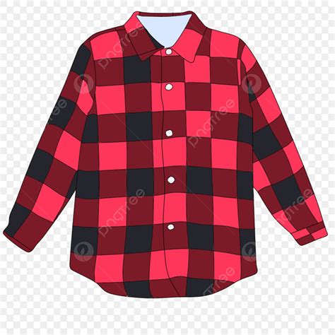 Plaid Shirts Clipart Hd PNG, Red Plaid Shirt Free Buckle, Shirt Clipart ...