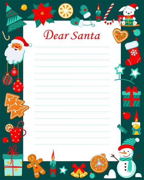 Printable Santa Claus List