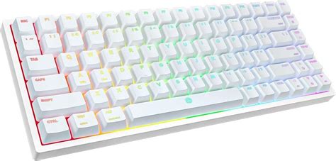 DREVO Gramr 84 Key Rainbow Backlit Mechanical Gaming Keyboard USB Wired ...