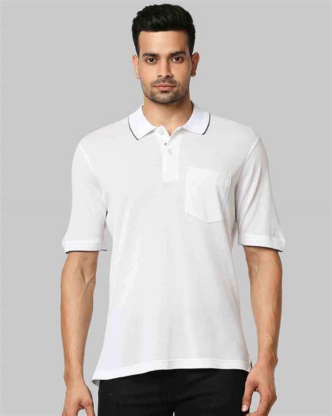 Mens White Polo Shirts