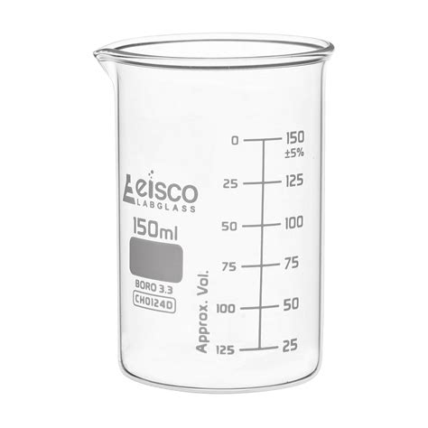 Beakers - Glass - ASTM, Low Form, with spout made of borosilicate glas ...