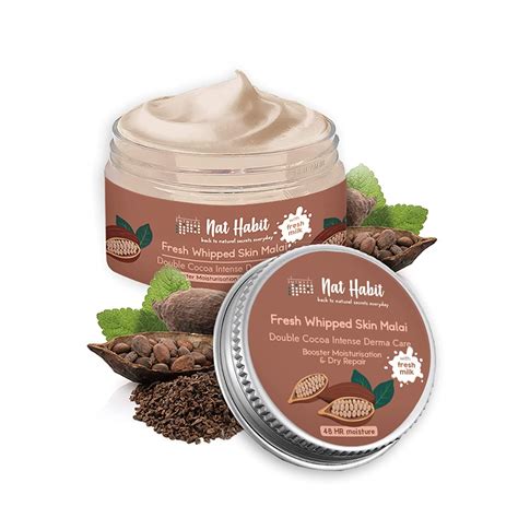 Buy Nat Habit Double Cocoa Moisturiser, Skin Malai, Body Cream, Body ...