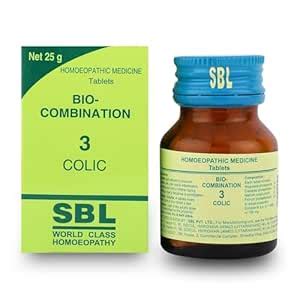 Buy SBL's Bio-Combination 3 Colic Homeopathic Medicine Tablet 25 gm ...