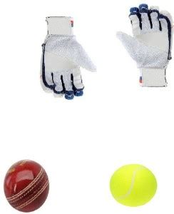 SW Green ball gloves and ball Cricket Kit - Buy SW Green ball gloves ...
