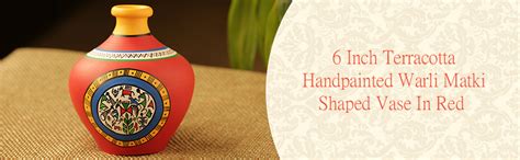 Buy ExclusiveLane 6 Inch Warli Handpainted Living Room & Home ...