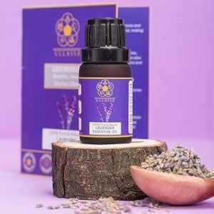 ULLASSA Lavender Essential Oil | Stress Management & Relaxation ...