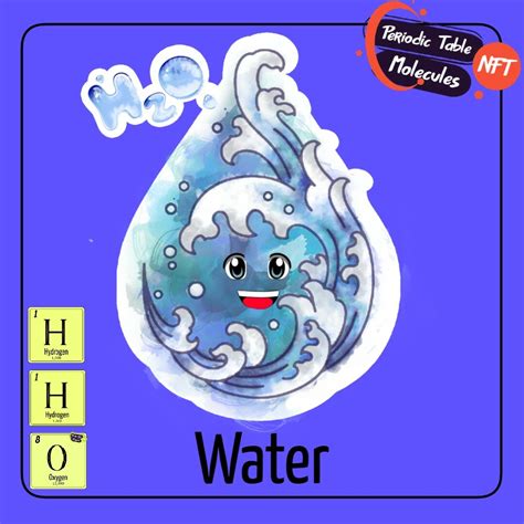 H2O: Water Molecule NFT - The Periodic Table NFT (Contest)