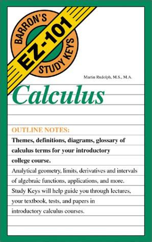 Buy EZ-101 Calculus (EZ-101 Study Keys) Book Online at Low Prices in ...