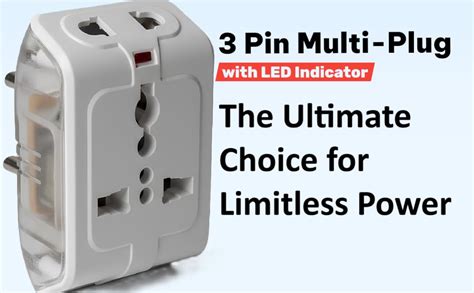 NIVAYO 3-Pin Universal Multi Plug Fast Charging Travel Adapter | All-in ...