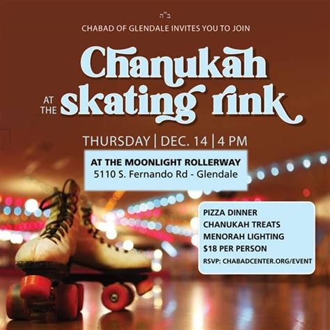 Chanukah on the Skating rink, MOONLIGHT ROLLERWAY, Glendale, 14 ...