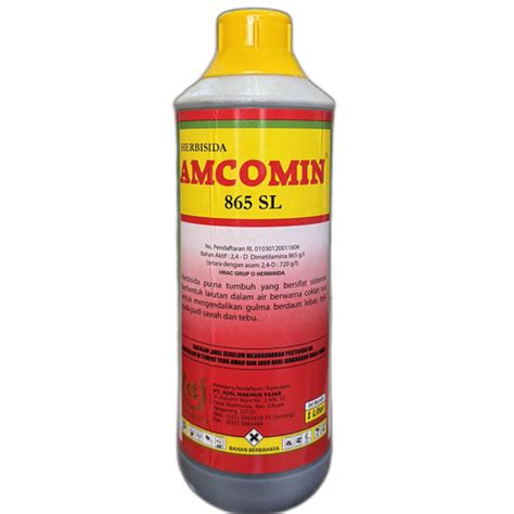 Promo HERBISIDA AMCOMIN 865 SL 1 LITER/RACUN/OBAT AMCOMIN PADI GULMA ...