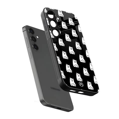 Middle Finger Cat Meme Phone Cover for Samsung Galaxy S23 Plus | Glass ...