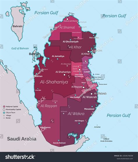 Qatar Map Geography Of Qatar Map Of Qatar Worldatlascom