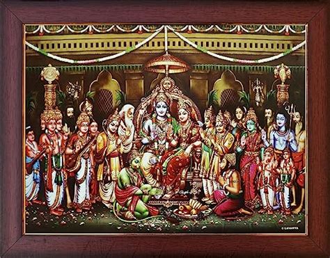 Garuda Photos - Sri Rama Pattabhishekam Photo Frame; Ram; Rama; Ramar ...