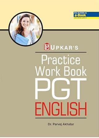 Buy Practice Work Book PGT English Book Online at Low Prices in India ...