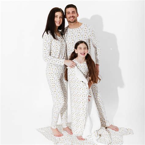 Sweet Dreams Await: Milk & Cookies Bamboo Women's Pajama Set - Bellabu Bear