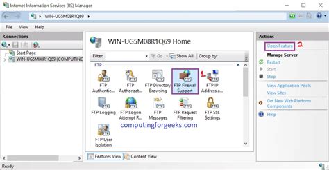 Configure the FTP Server 的图像结果