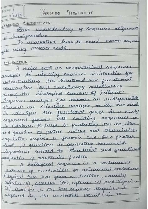 Pairwise alignment - It is the basic study material and utilize it for ...