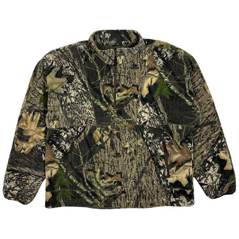 Cabelas Realtree Camo Quarter Zip Fleece Jacket - Size XL – Snafu Studios