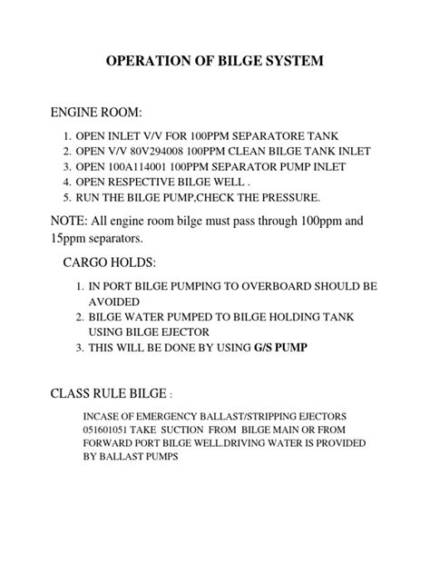 Image result for Basic Bilge System