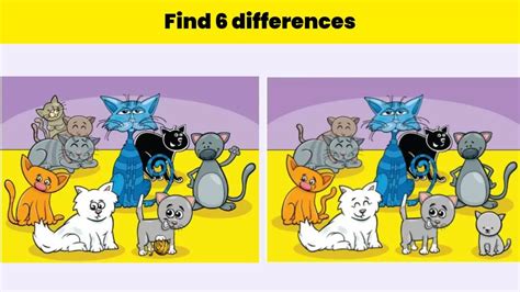 Spot the Difference: Only someone with a 20/20 vision can spot 6 ...