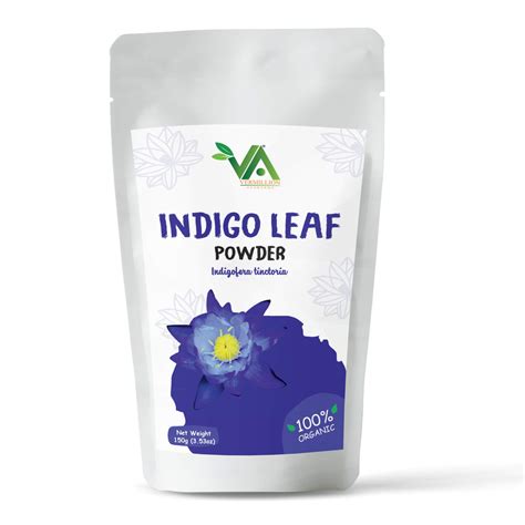 Buy Vermillion Ayurveda 100% Pure and Organic Indigo leaf Powder for ...