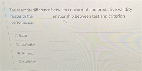 Image result for Concurrent Validity vs Predictive Validity