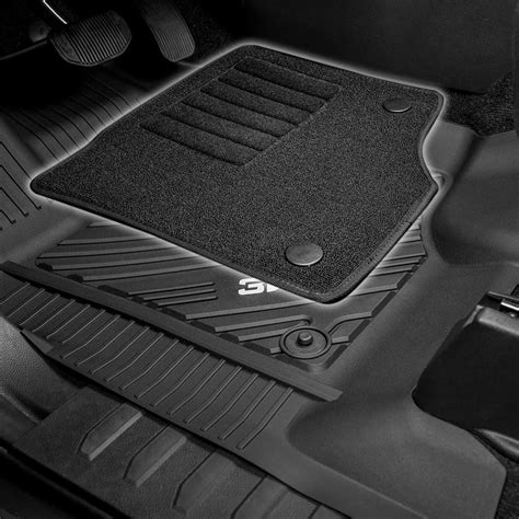 3W Custom Floor Mats Ford F150 (2015-2025) & F250 F350 F450 F550 (2017 ...