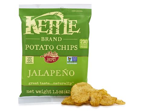 Kettle Brand Potato Chips 24 Ct x 1.5 Oz Jalapeno - Walmart.com