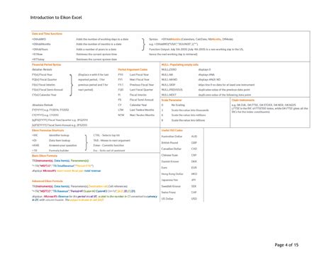Eikon Refinitiv Excel Basics 的图像结果