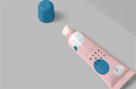 Customizable Lip Balm Tube Mockup for Branding | ZippyPixels