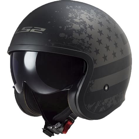 Ls2 Of599 Spitfire 2 Black Flag Helmet