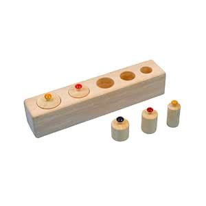 Buy Brainy Bear Montessori Early Math Knobbed Puzzle - Develop Logical ...