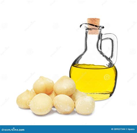 Macadamia nut oil stock photo. Image of snack, healthy - 289527344