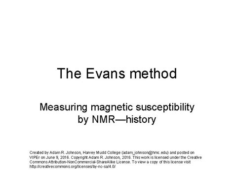 Image result for Using the Evans Method