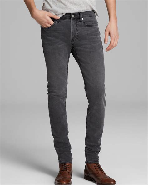 Men's Slim Fit Grey Pants at April Langdon blog