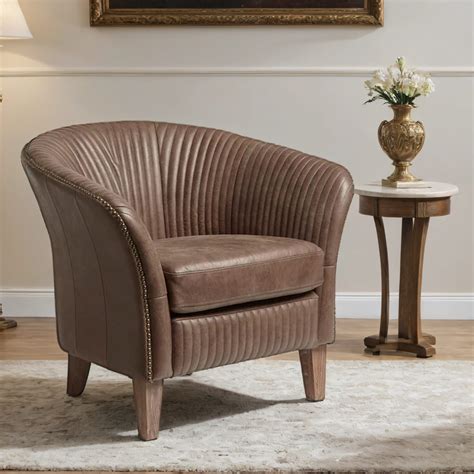 Brunei Vintage Leather Sofa Chair – Homes of Rajasthan