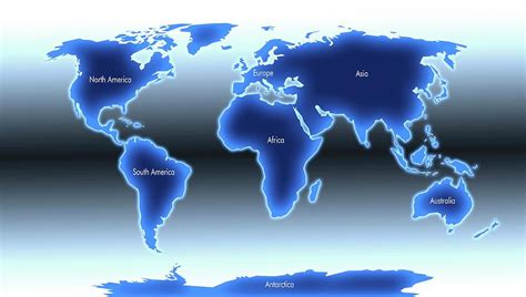 World Map 7 Continents 的图像结果