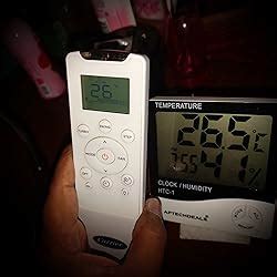 ApTechDeals Digital Hygrometer Thermometer Humidity Meter With Clock ...