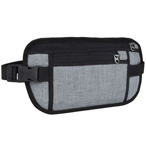 Double R Bags Travel Money Belt - Waist Pouch Bag Slim Passport Holder ...