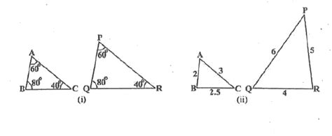 State which pairs of triangles in Fig are similar. Write the similarity ...
