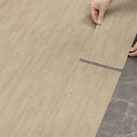 Peel and Stick Wood Flooring, Waterproof Vinyl Floor Tiles, Natural ...