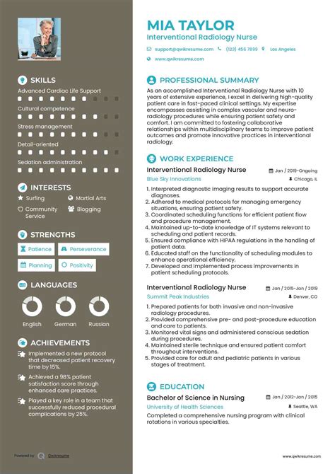 10+ Interventional Radiology Nurse Resume Samples & Templates for 2025