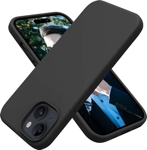 MIDOS Back Cover Compatible with iPhone 15 Plus Case Liquid Silicone ...
