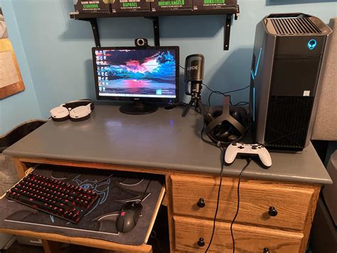 Image result for Alienware Gaming Desk Setup