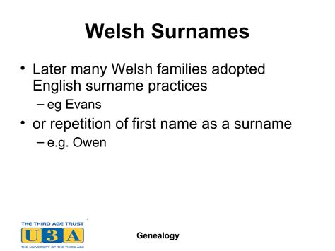 UK surnames and their origins | PPT