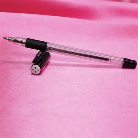Ridleys Nova Grip Transparent Body With Medium Tip Black Cap Type Ball ...